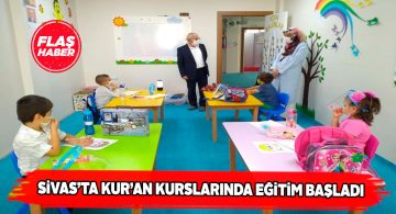 Kur’an kursları Covid-19 tedbirleri ile açıldı