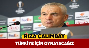Çalımbay Maccabi Tel-Aviv maçı öncesi konuştu