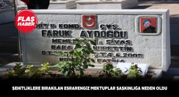 Sivas’ta şehitliklerdeki mektuplar aileleri hüzünlendirdi