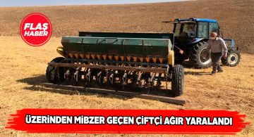 Gürün’de bir çiftçinin üzerinden mibzer geçti
