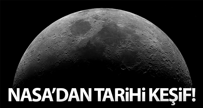 NASA, Ay’ın güneşli yüzeyinde su keşfettiğini duyurdu
