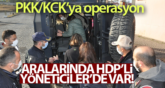 PKK / KCK’ya Şafak Operasyonu … Kars HDP Belediye Başkan Yardımcıları gözaltına alındı