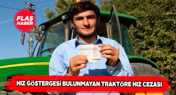 Traktörüyle radara girdiği için ceza alan çiftçi şaşkın!