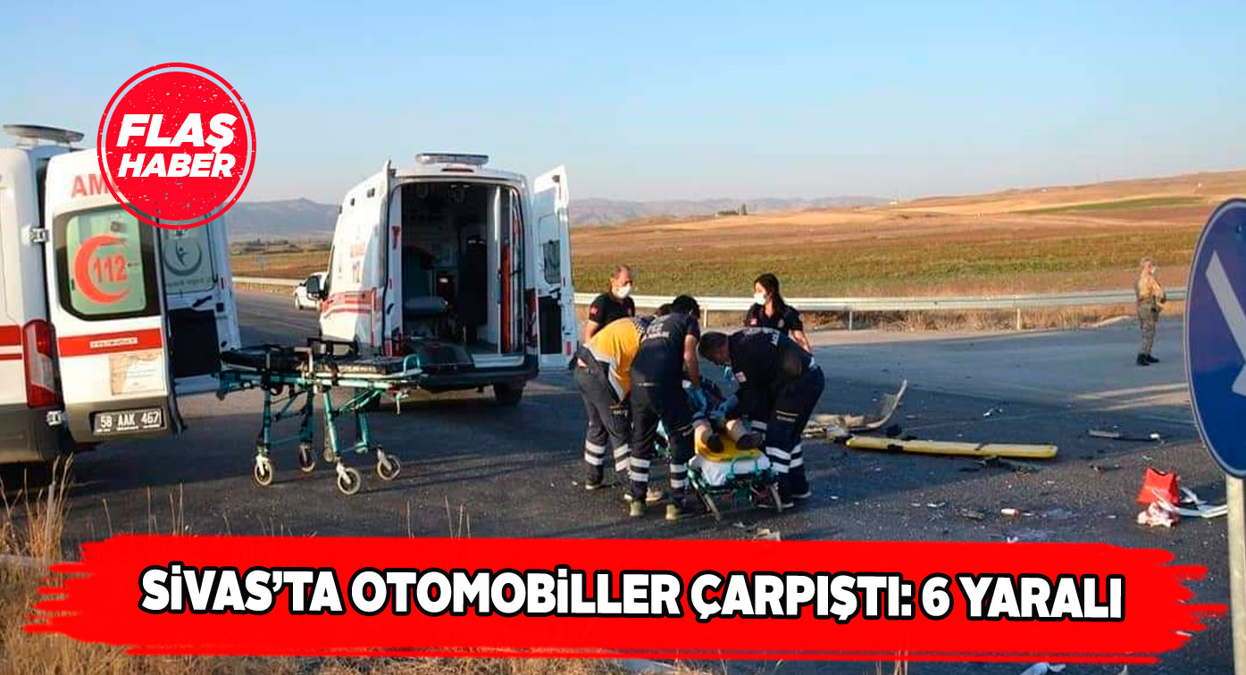 Şarkışla’da trafik kazasında 6 kişi yaralandı