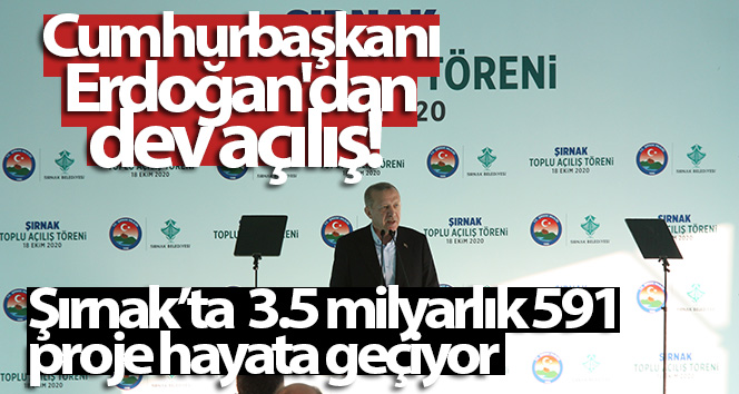 Şırnak’ta 3,5 milyar değerinde 591 proje hayat buluyor