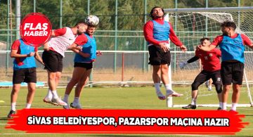 Sivas Belediyespor maç hazırlıklarını tamamladı