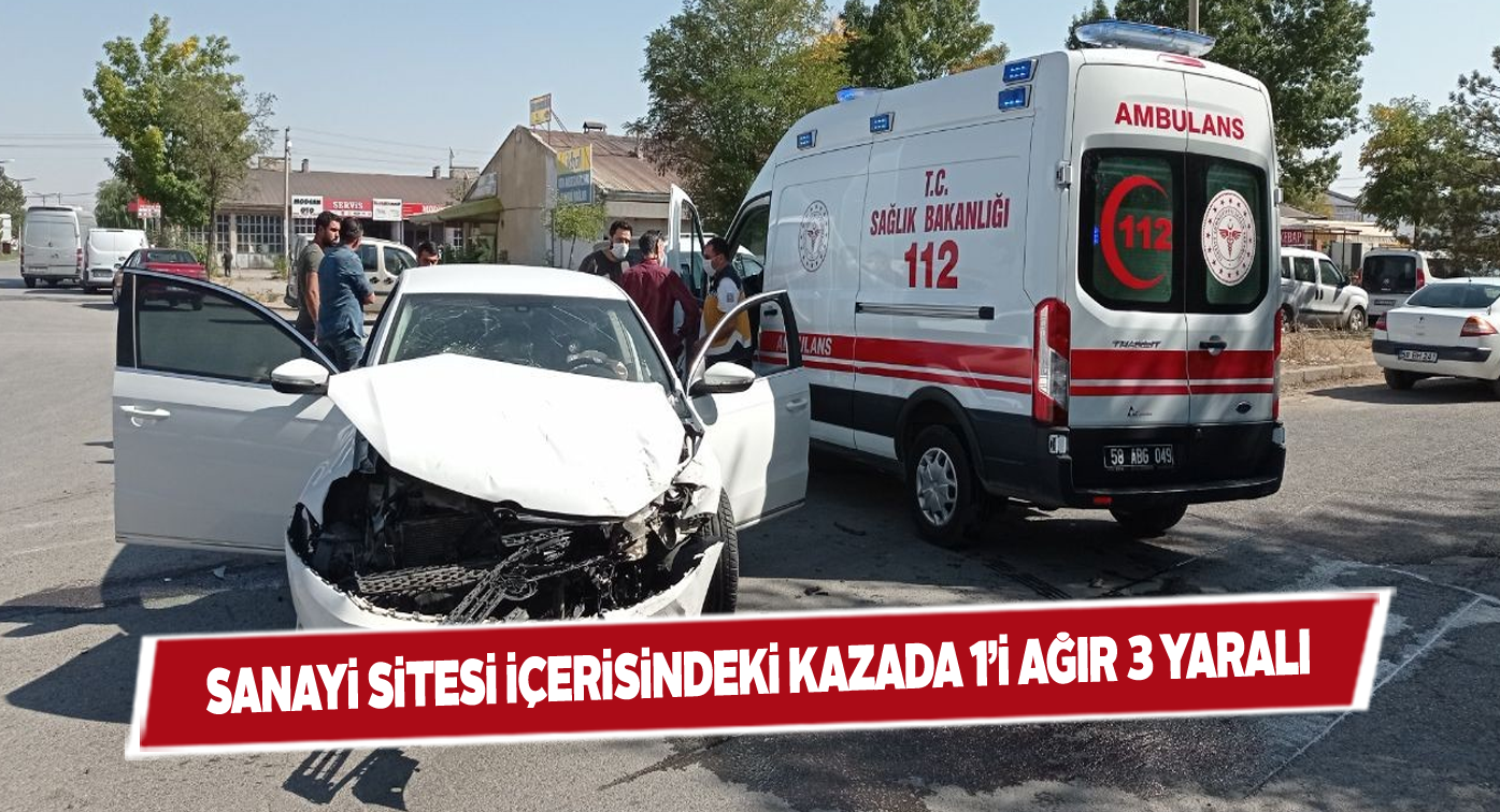 Sivas Sanayi Sitesi’nde feci kaza!