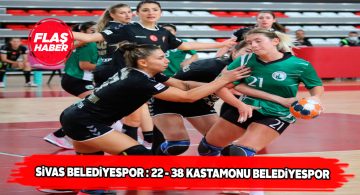 Sivaslı kadın hentbolcular evinde Kastamonuspor’a yenildi