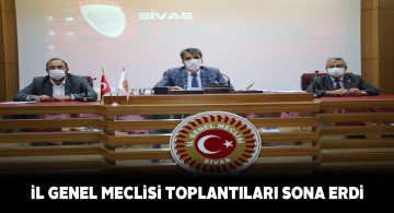 Sivas’ta Ekim ayının son meclis toplantısı yapıldı