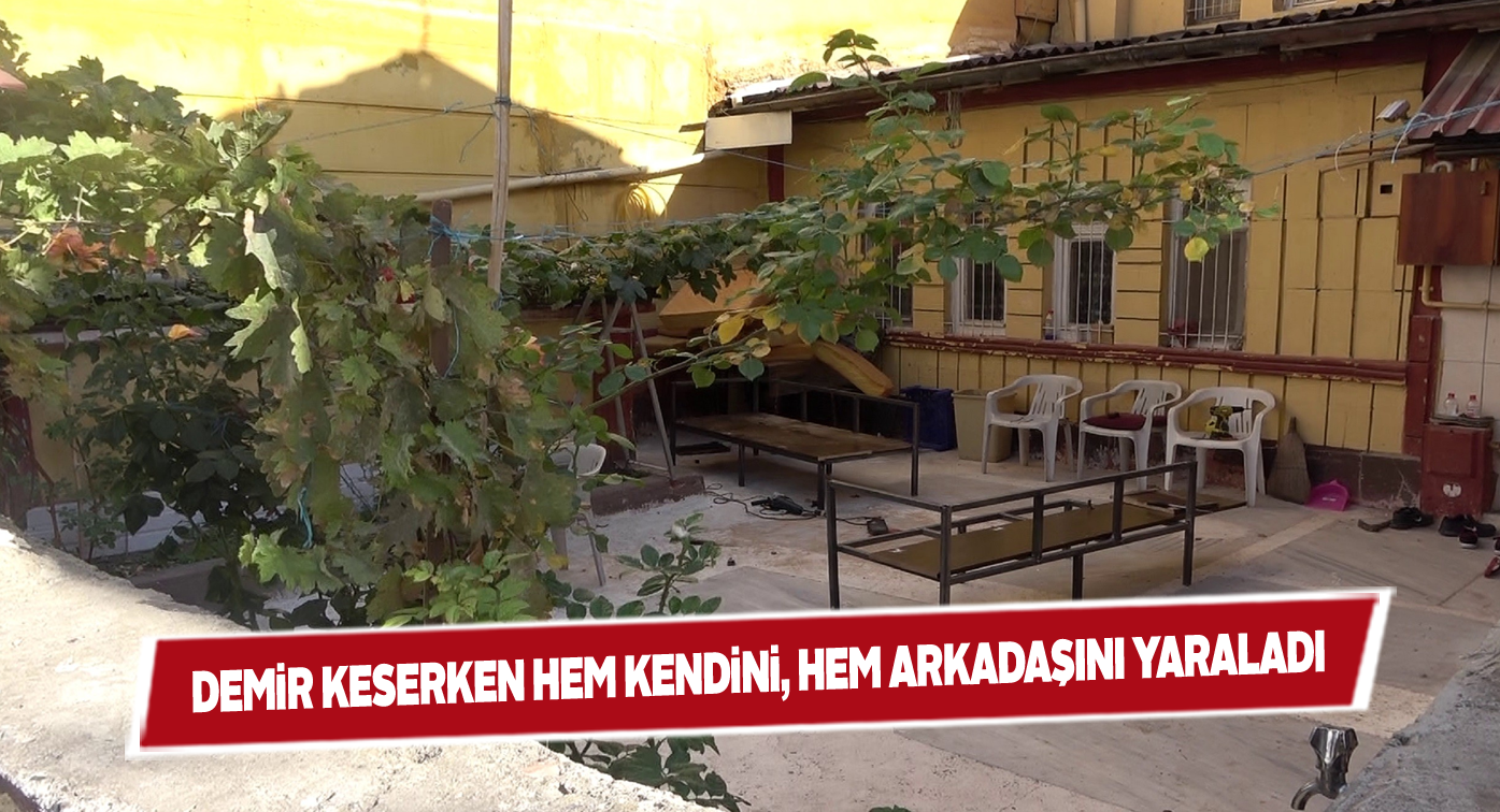 Elinden fırlayan spiral 2 kişiyi yaraladı