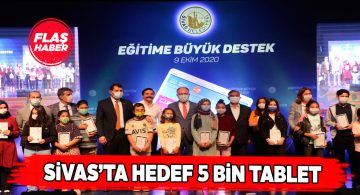 Sivas Belediyesi tablet dağıtımına başladı