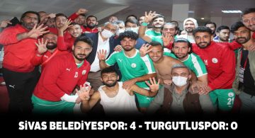 Sivas Belediyespor’dan iç sahada farklı tarife