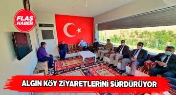 Gürün Kaymakamı Kadir Algın Tepecik Köyü’nü ziyaret etti