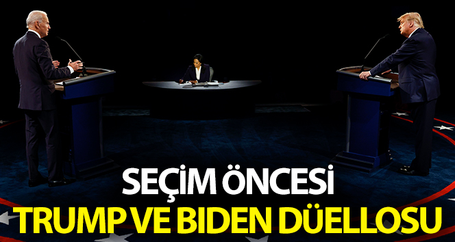 Trump ve Biden düellosu gerçekleşti
