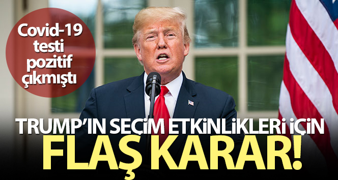 Trump’ın seçim kampanyasına Covid-19 engeli
