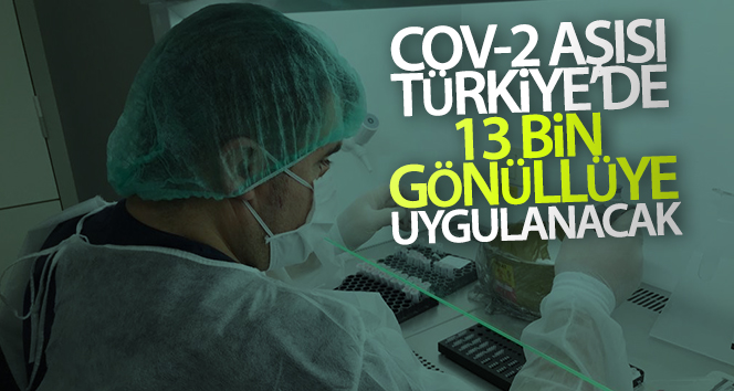 Türkiye’de 13 bin gönüllüye uygulanacak koronavirüse karşı geliştirilen Cover-2 aşısı