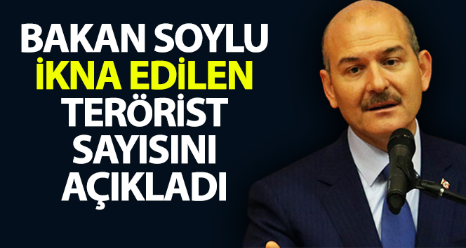 Bakan Soylu: ‘Terör örgütünden ayrılanların sayısı 842’ye çıktı’