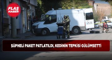 Yüceyurt mahallesindeki şüpheli bavullar patlatıldı