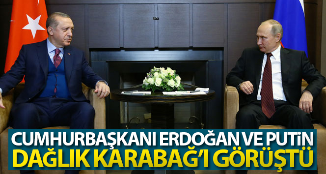 Cumhurbaşkanı Erdoğan, Rusya Devlet Başkanı Putin ile Dağlık Karabağ konusunda görüştü