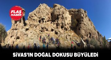 Sivas’taki doğa harikaları ziyaretçileri büyüledi