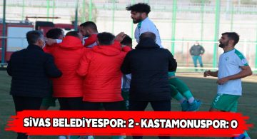 Sivas Belediyespor evinde kazandı