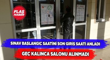KPSS sınavında her zamanki geç kalma manzaraları yaşandı