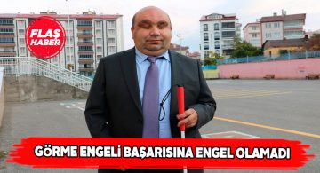 Görme engeline rağmen başarılarıyla imrendiriyor!