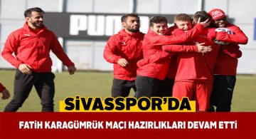 Sivasspor günü çift antrenmanla tamamladı
