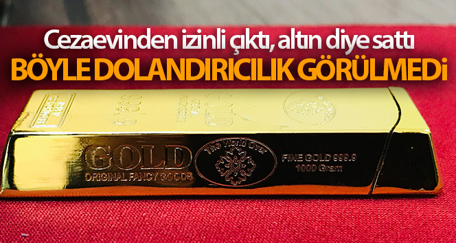 Hapisten çıktı, sarı çakmağını altın olarak sattı