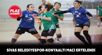 Virüs sebebiyle Sivas Belediyespor’un hentbol maçı ertelendi