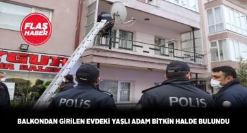 Komşuları haber alamayınca itfaiyeye haber verdiler