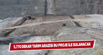 Karaşar Gülbahçe Barajı’nda çalışmalar sürüyor