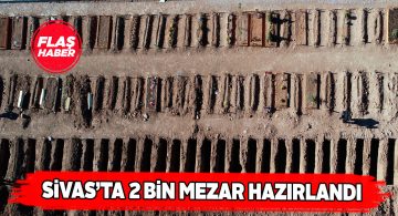 Sivas’taki mezarlıklar kış mevsimine hazır