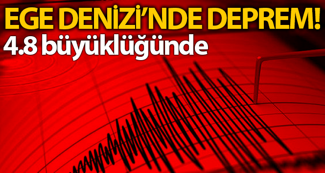 Kuşadası Körfezi’nde 4.8 büyüklüğünde deprem