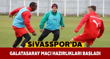 Sivasspor lig maçı için ara vermeden antrenmana açıktı