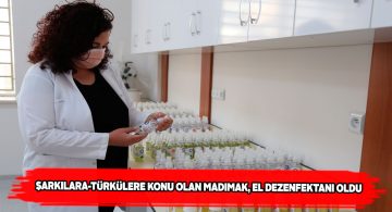 Madımak bitkisi, el dezenfektanı yapımında kullanıldı