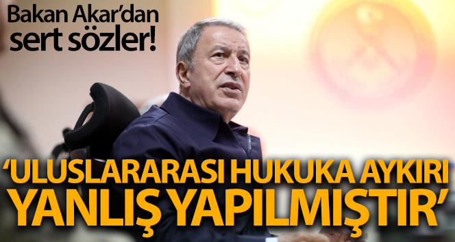 Milli Savunma Bakanı Akar: ‘Türk ticaret gemilerinin güvenliğine yönelik tedbirler üzerinde çalışıyoruz’