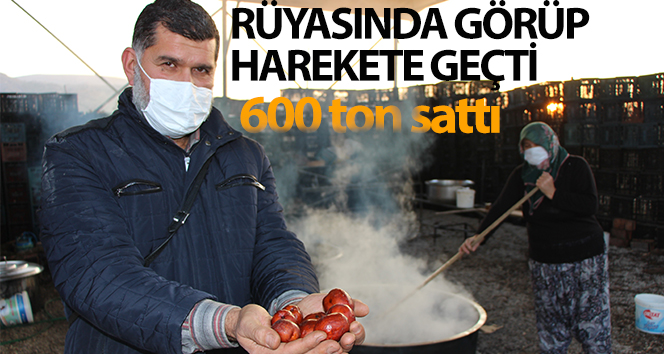 Rüyadan fırlatmaya yolculuk: Hayal edildi, 13 bin fidan dikti, 600 ton üretti, şimdi pekmez yapıyor