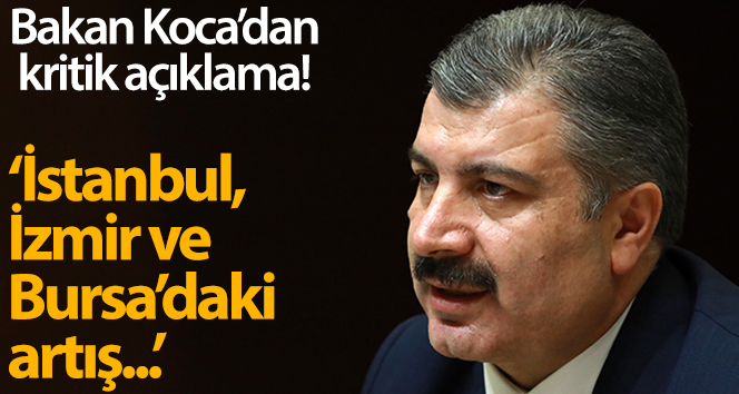 Sağlık Bakanı Koca’dan eleştiri!