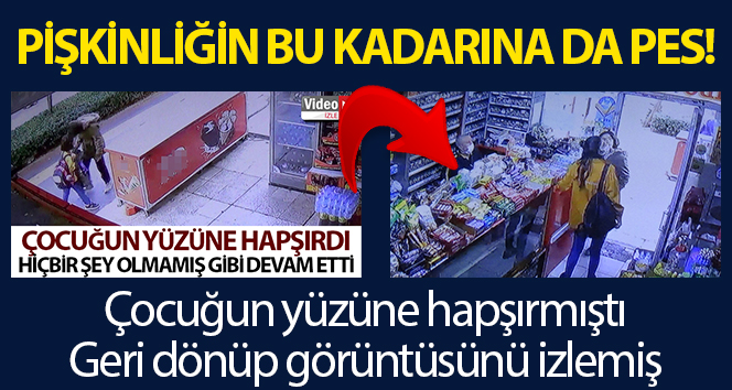 Şişliğinizden bu kadar vazgeçin: Yolda yürüyen kızın yüzüne hapşırdı, geri geldi ve görüntüsünü izledi