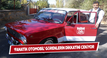 Sivasspor aşkı otomobilini bu hale getirdi