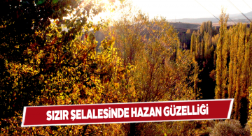 Sızır Şelalesi güzelliğiyle herkesi büyülüyor