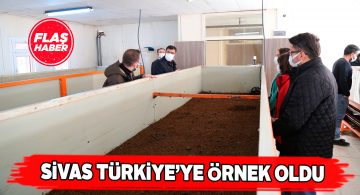 Solucan Gübresi Üretim Tesisi’ne Ordu’dan ziyaretçi