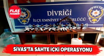 Sahte içki üreten 2 kişi suçüstü yakalandı
