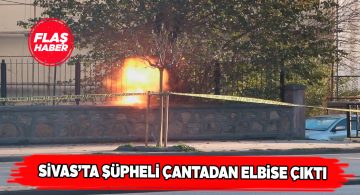 Sivas merkezde şüpheli çanta paniği