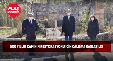 Tarihi camii yok olmasın diye restorasyon başladı