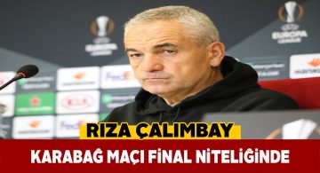 Çalımbay’ın tek düşüncesi galibiyet!