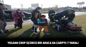 Üç aracın karıştığı kazada 7 yaralı var