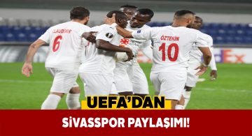 Yiğidoların galibiyeti UEFA’nın twitter hesabından paylaşıldı