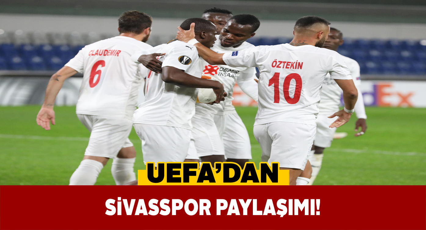 Yiğidoların galibiyeti UEFA’nın twitter hesabından paylaşıldı